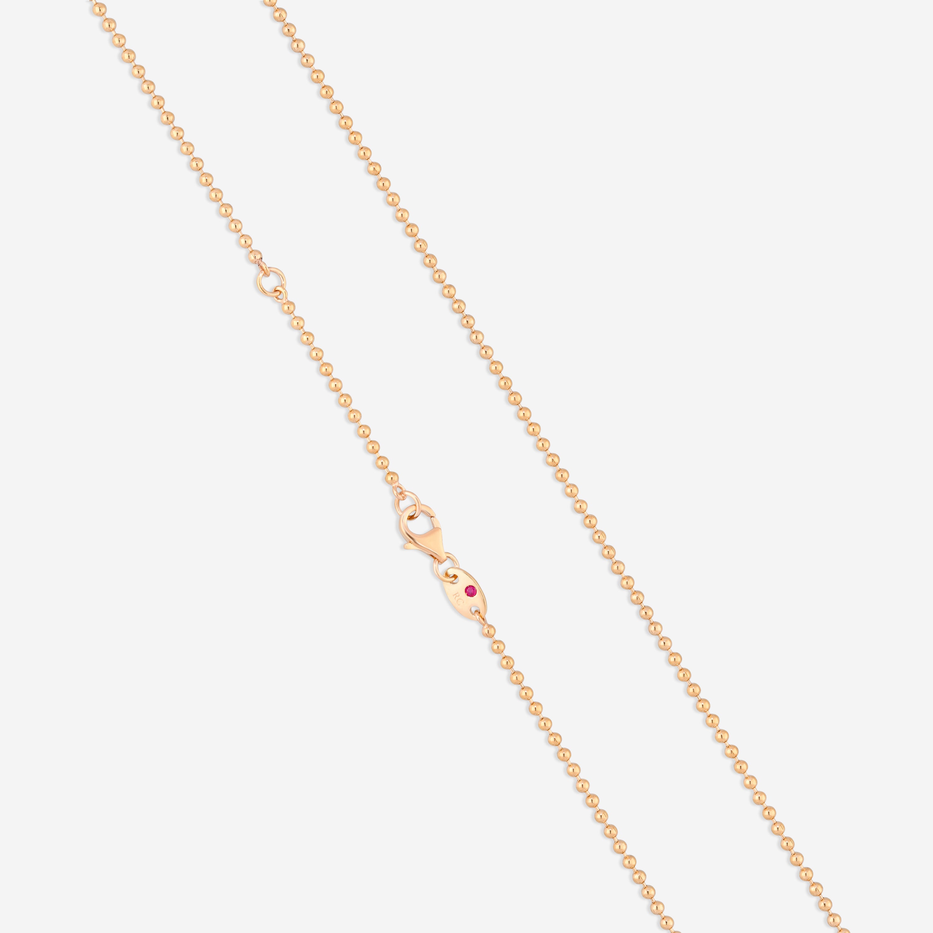 Roberto Coin Love in Verona 18K Rose Gold Diamond & Rainbow Gemstone Pendant Necklace 8883116AX17X - THE SOLIST
