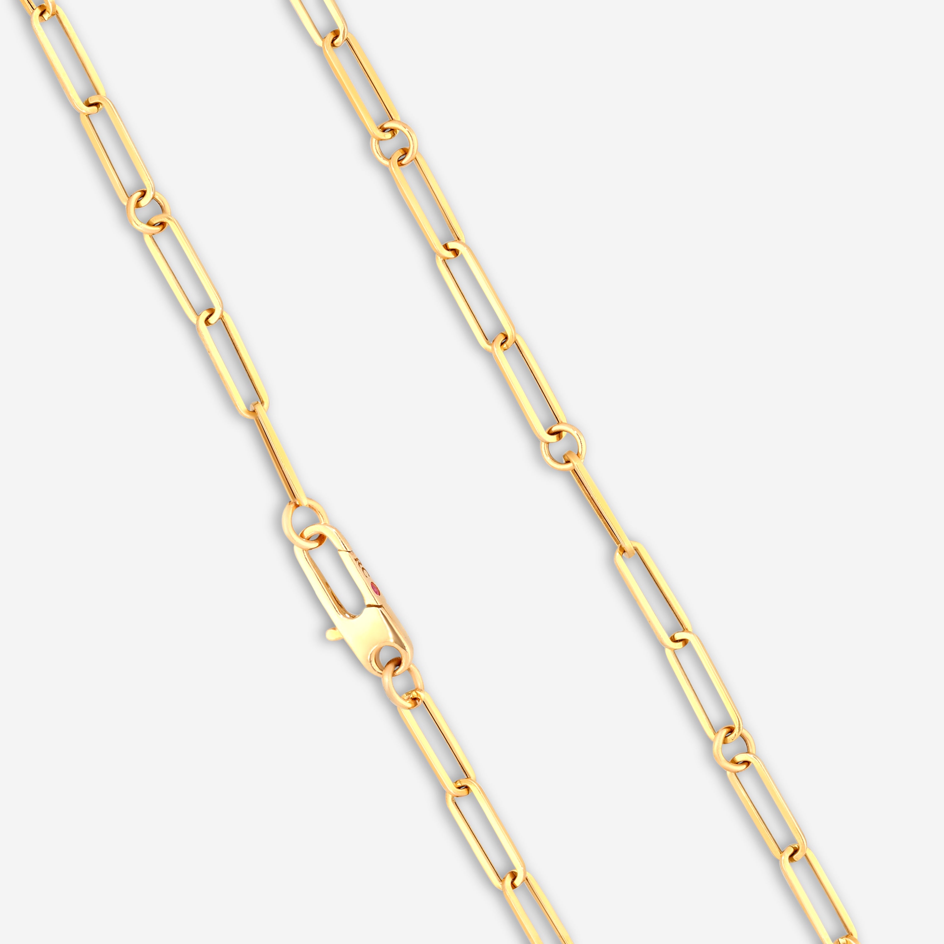 Roberto Coin Obelisco 18K Rose Gold Diamond Medallion Pendant Necklace 8883121AX19X - THE SOLIST