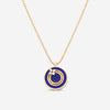 Roberto Coin Love in Verona 18K Rose Gold Diamond & Blue Lapis Pendant Necklace 8883126AX17X - THE SOLIST