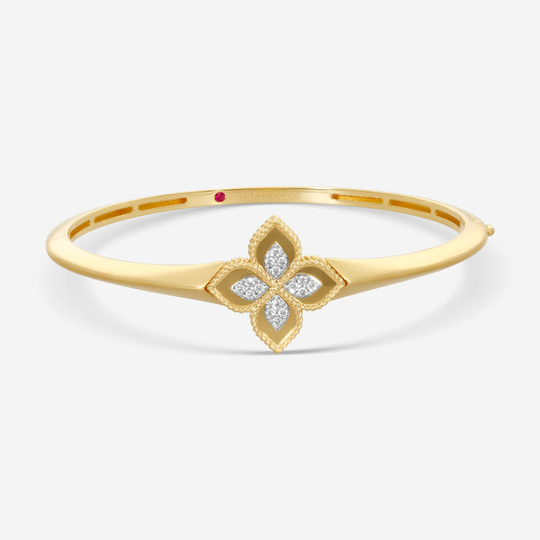 Roberto Coin Venetian Princess 18K Yellow Gold Diamond Bangle 8883234AJBAXS