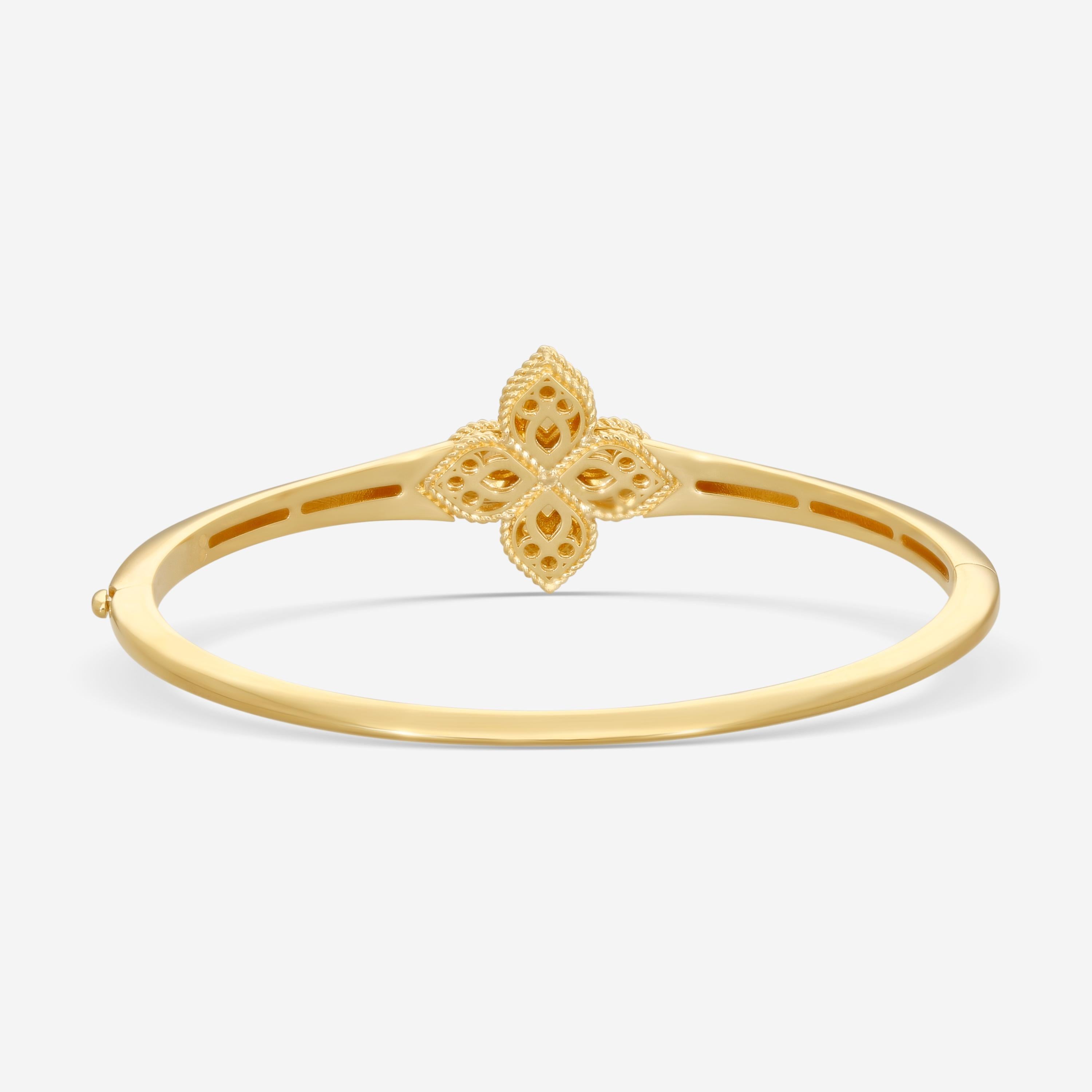 Roberto Coin Venetian Princess 18K Yellow Gold Diamond Bangle 8883234AJBAXS