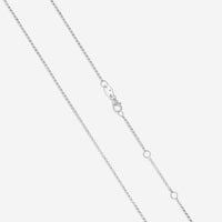 Roberto Coin Domino 18K White Gold Diamond Pendant Necklace 8883335AW17X