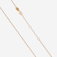 Roberto Coin Domino 18K Rose Gold Diamond Pendant Necklace 8883335AX17X