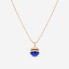 Roberto Coin Mosaic 18K Rose Gold Blue Lapis & Diamond Pendant Necklace 8883552AX17XL - THE SOLIST