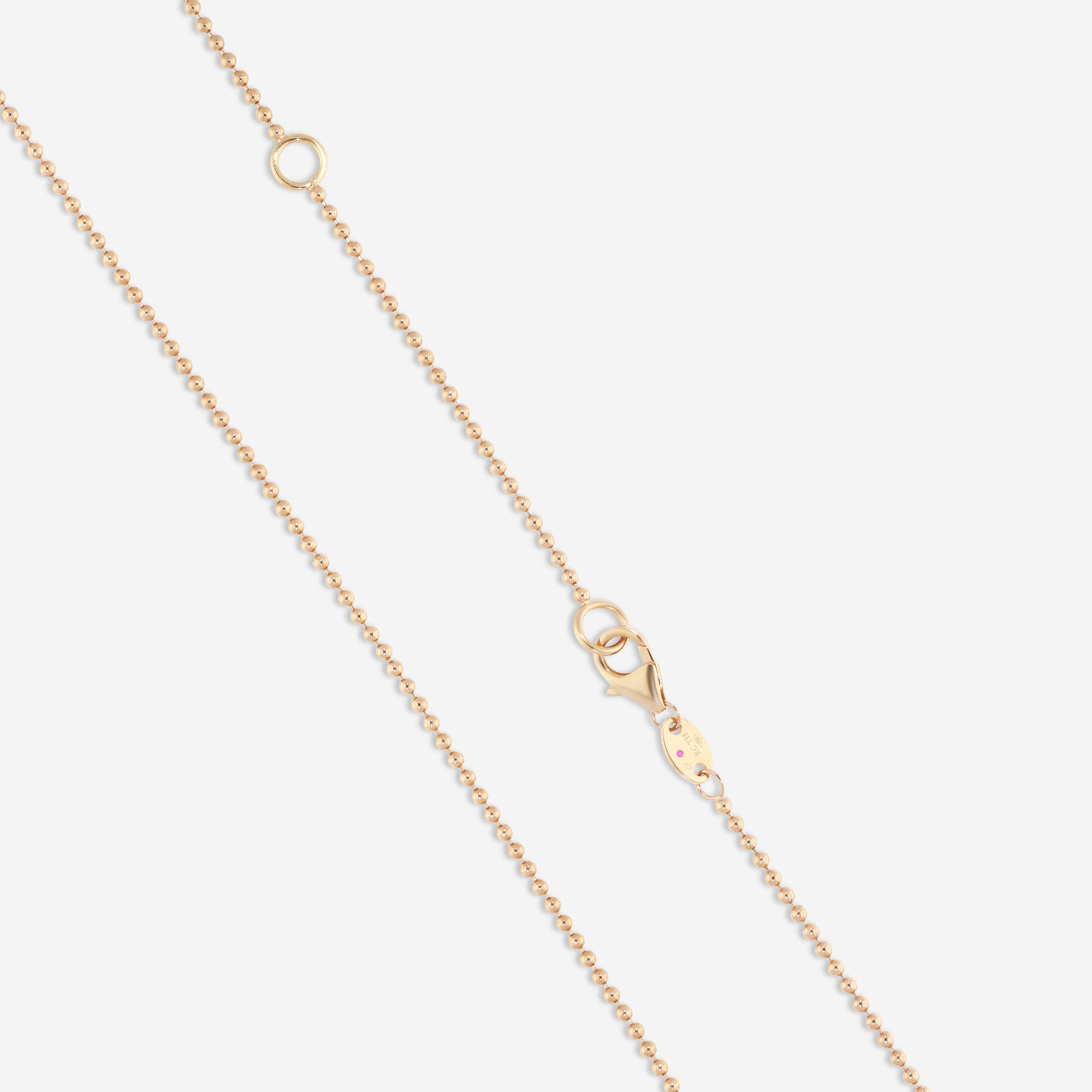 Roberto Coin Mosaic 18K Rose Gold Ceramic & Diamond Pendant Necklace 8883553AX17X