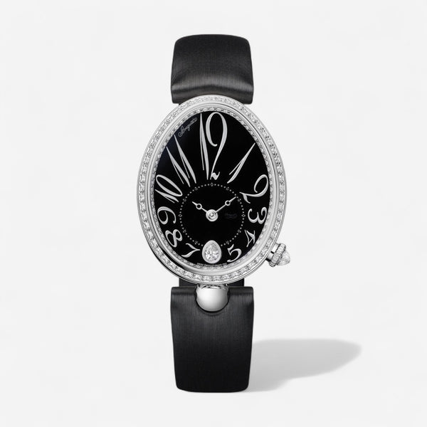 Breguet Reine de Naples 18K White Gold Automatic Diamond Ladies Watch 8918BB2N764D00D