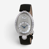 Breguet Reine de Naples 18K White Gold Diamond Automatic Ladies Watch 8928BB