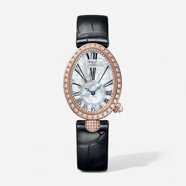 Breguet Reine de Naples 18K Rose Gold Automatic Diamond Ladies Watch 8928BR51944DD0D3L