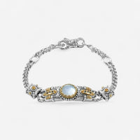 Konstantino Sterling Silver & 18K Yellow Gold Multi-Gemstone Bracelet BKJ700-630 - THE SOLIST