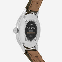 Shinola The Traveler Stainless Steel Mens Quartz Watch S0120247330