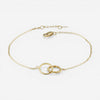 Ina Mar 14K Yellow Gold Plain/Twist Chain Bracelet 9024277.5
