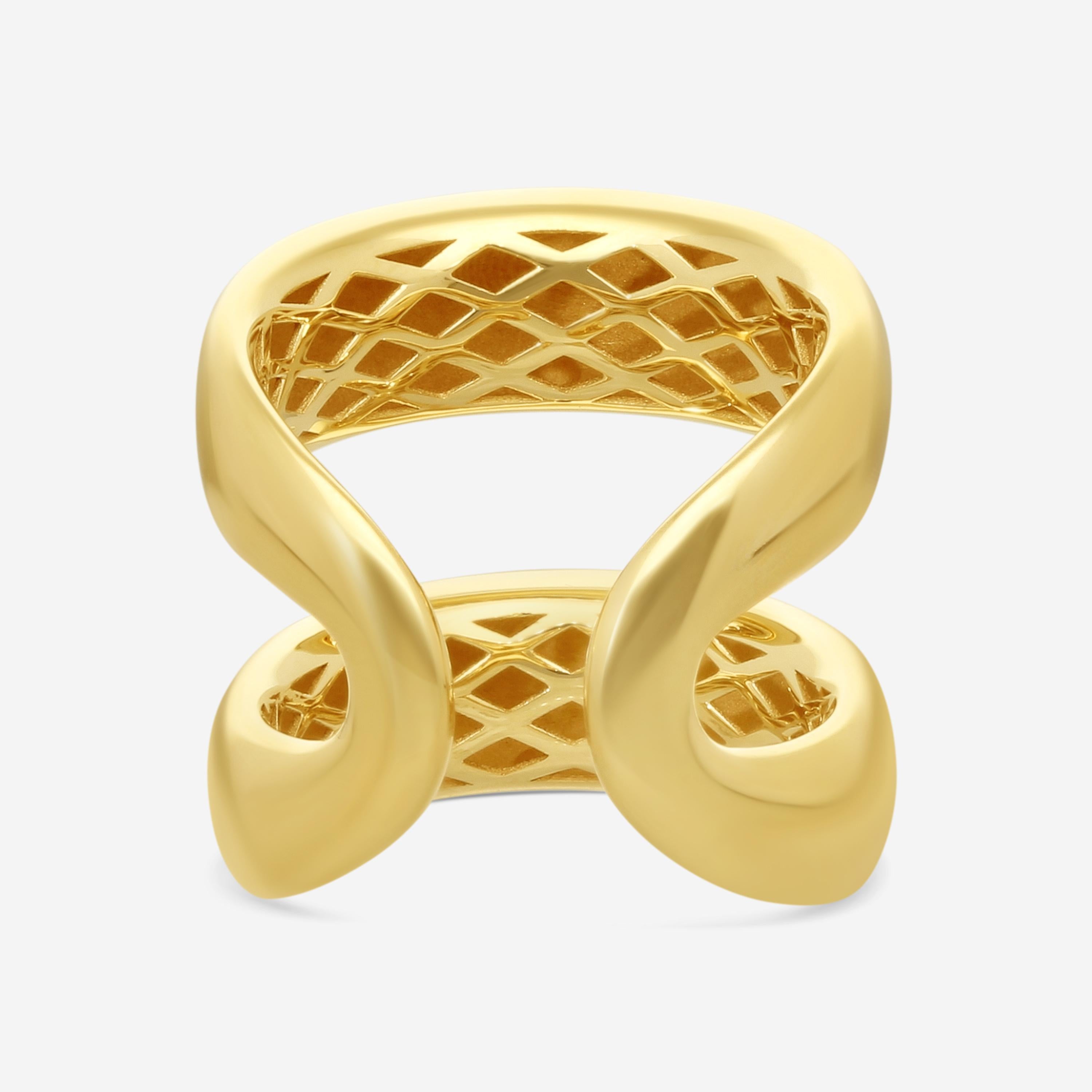 Roberto Coin Oro Classic 18K Yellow Gold Ring Sz. 6.5 915042AY6500