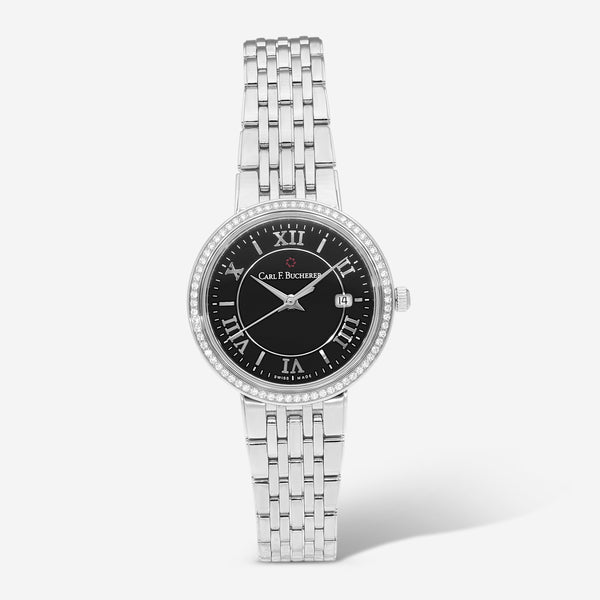 Carl F. Bucherer Adamavi Date Diamond Quartz Ladies Watch 00.10315.08.35.31