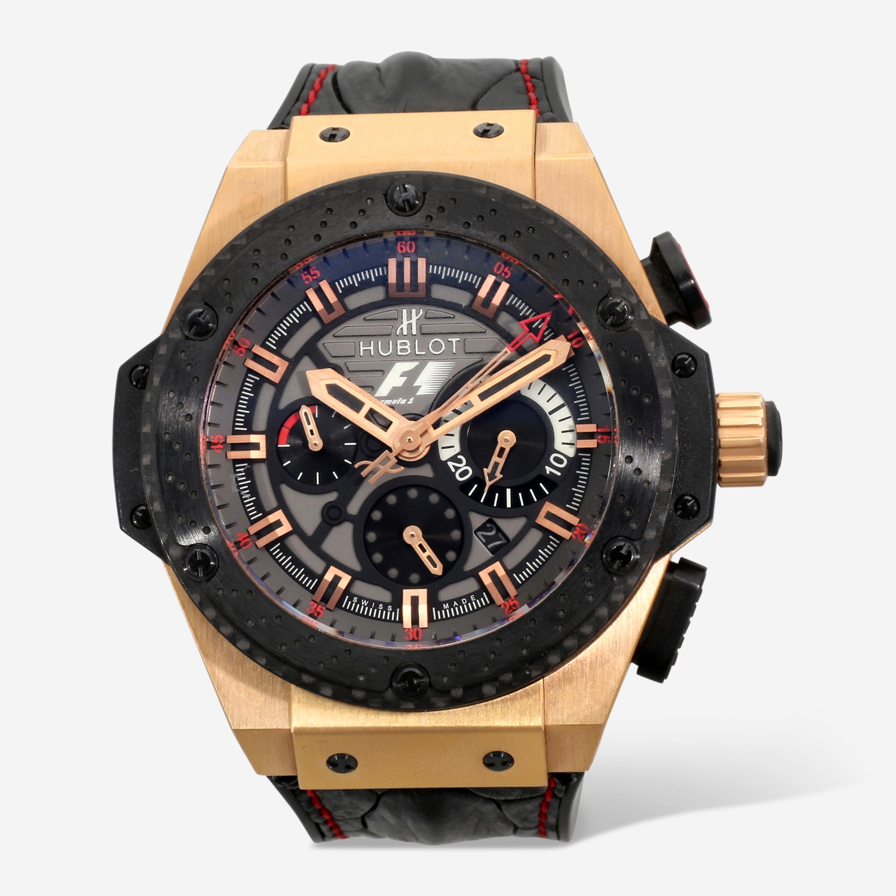 Hublot King Power F1 LE 18K Rose Gold Chronograph Automatic Men's Watch  703.OM