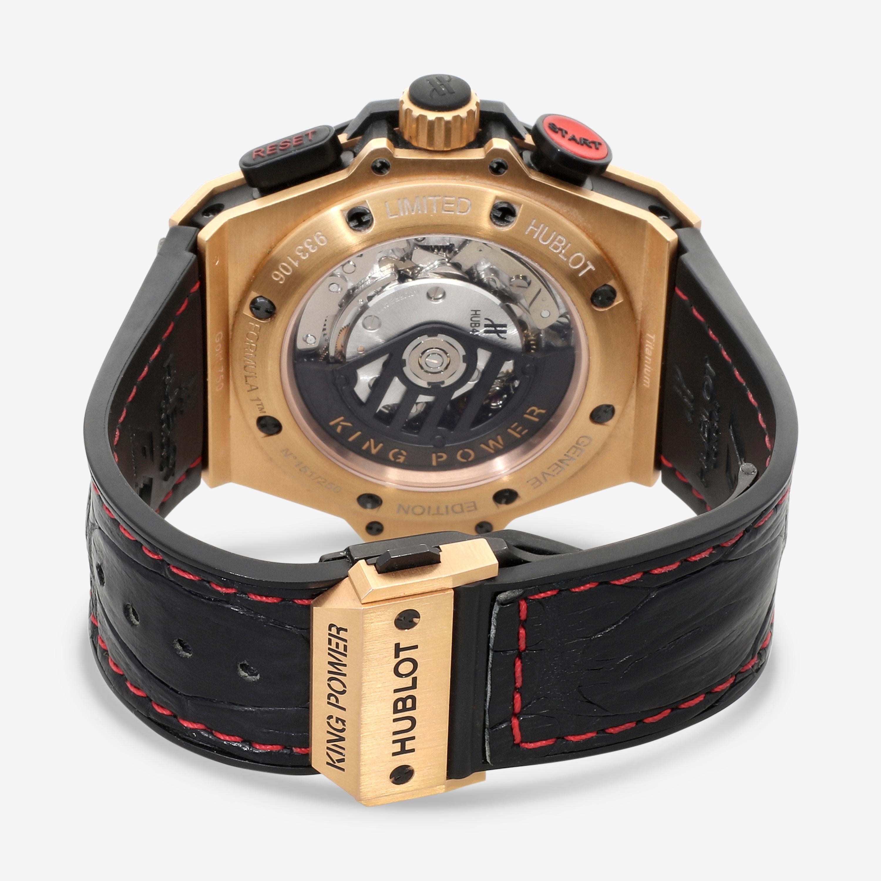 Hublot King Power F1 LE 18K Rose Gold Chronograph Automatic Men's Watch  703.OM