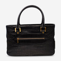 Chopard Riviera Matte Black Alligator Leather Handbag 95000-0178