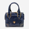 Chopard Caroline Mini Shiny Blue Alligator Leather Handbag 95000-0279