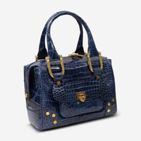 Chopard Caroline Mini Shiny Blue Alligator Leather Handbag 95000-0279 - THE SOLIST