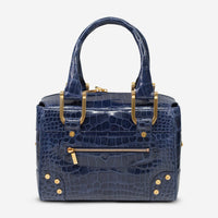 Chopard Caroline Mini Shiny Blue Alligator Leather Handbag 95000-0279