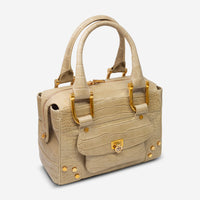 Chopard Caroline Mini Matte Beige Alligator Leather Handbag 95000-0280 - THE SOLIST