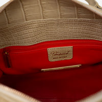 Chopard Caroline Mini Matte Beige Alligator Leather Handbag 95000-0280 - THE SOLIST