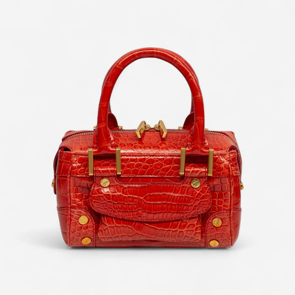Chopard Baby Caroline Red Shiny Alligator Leather Handbag 95000-0282 - THE SOLIST