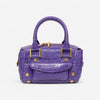 Chopard Baby Caroline Purple Shiny Alligator Leather Handbag 95000-0283