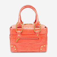 Chopard Caroline Mini Shiny Coral Alligator Leather Handbag 95000-0206 - THE SOLIST