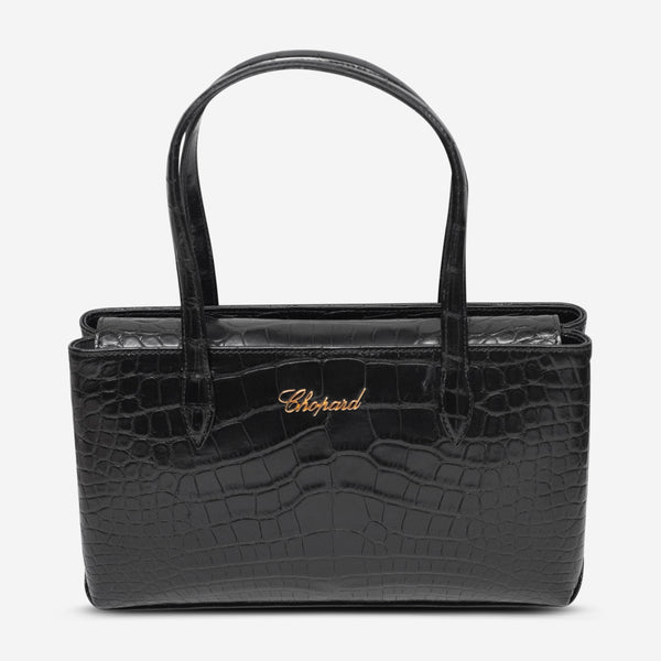 Chopard Jour Impériale Mini Black Alligator Leather Bag 95000-0341 - THE SOLIST