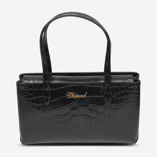 Chopard Jour Impériale Mini Black Alligator Leather Bag 95000-0341