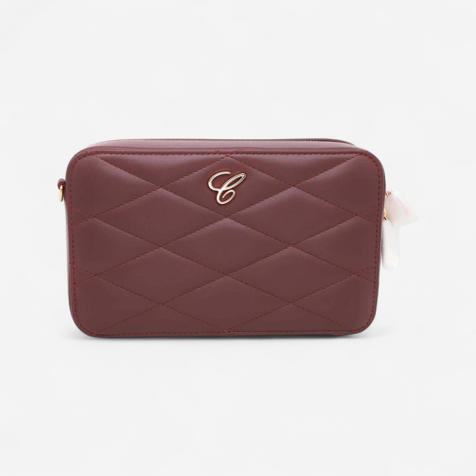 Chopard Happy Hearts Bordeaux Leather Mini Chain Bag 95000-1099 - THE SOLIST