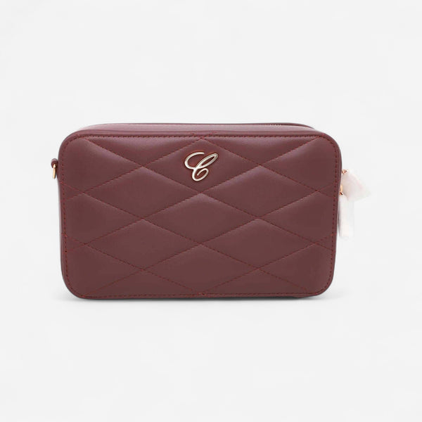 Chopard Happy Hearts Bordeaux Leather Mini Chain Bag 95000-1099 - THE SOLIST
