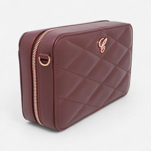 Chopard Happy Hearts Bordeaux Leather Mini Chain Bag 95000-1099 - THE SOLIST