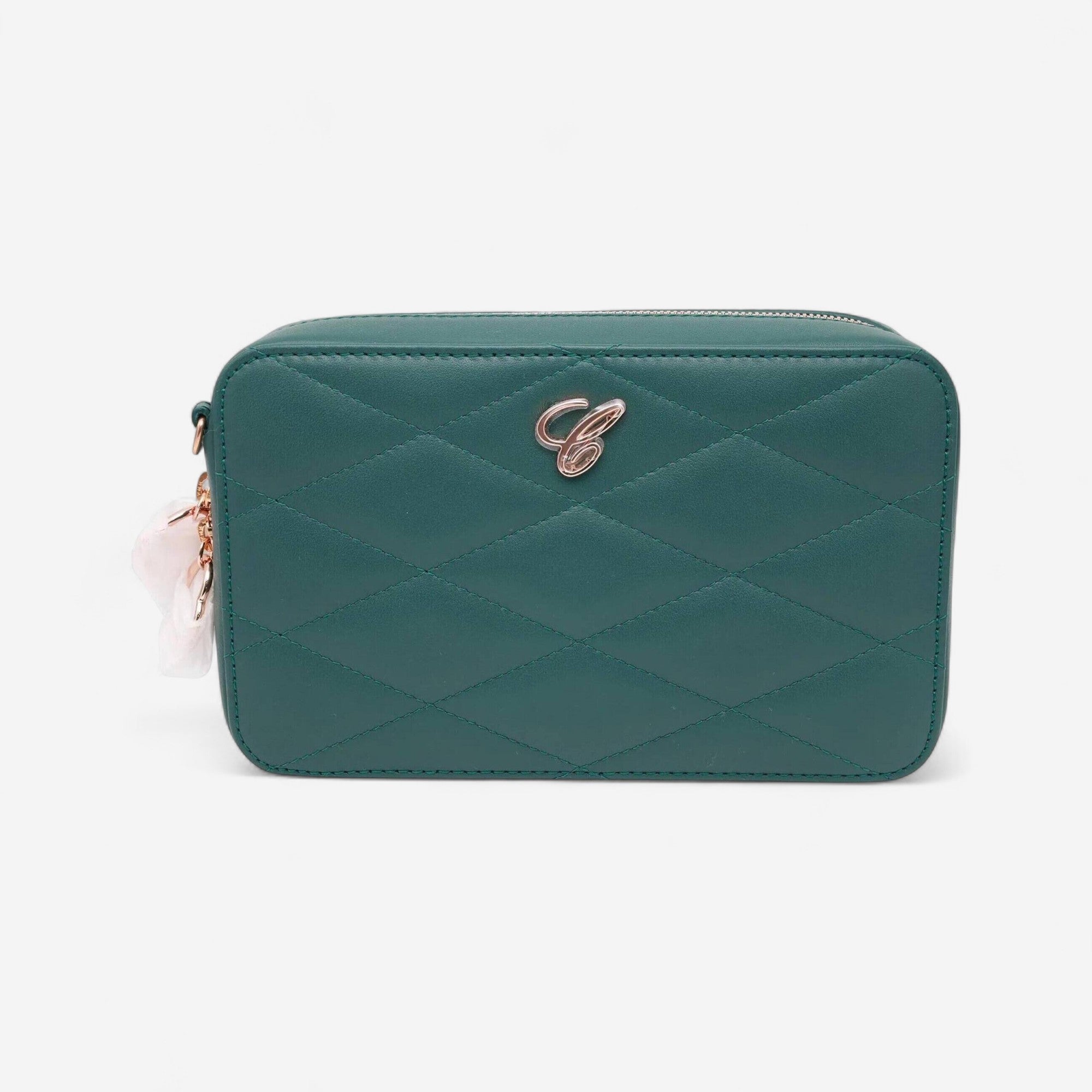 Chopard Happy Hearts Green Leather Mini Chain Bag 95000-1100 - THE SOLIST