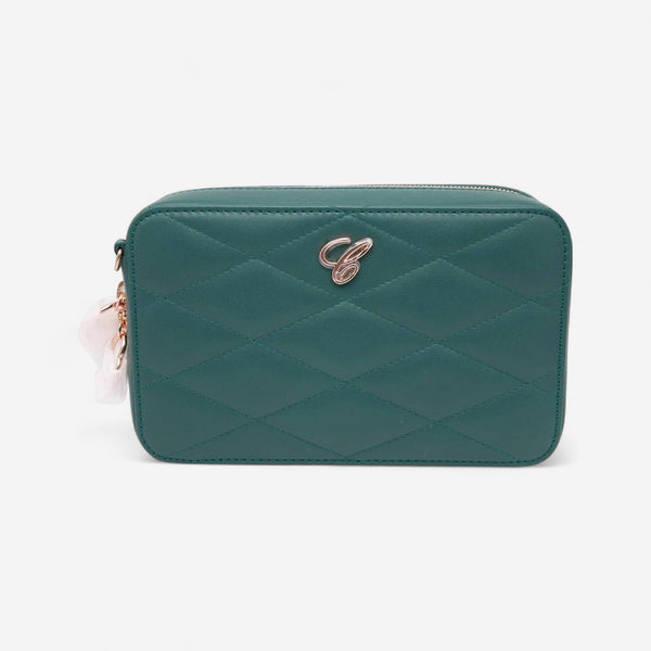 Chopard Happy Hearts Green Leather Mini Chain Bag 95000-1100 - THE SOLIST
