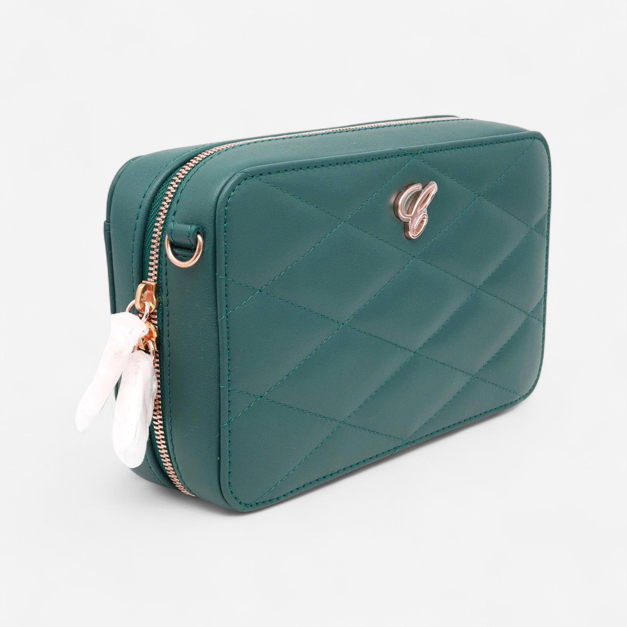 Chopard Happy Hearts Green Leather Mini Chain Bag 95000-1100 - THE SOLIST