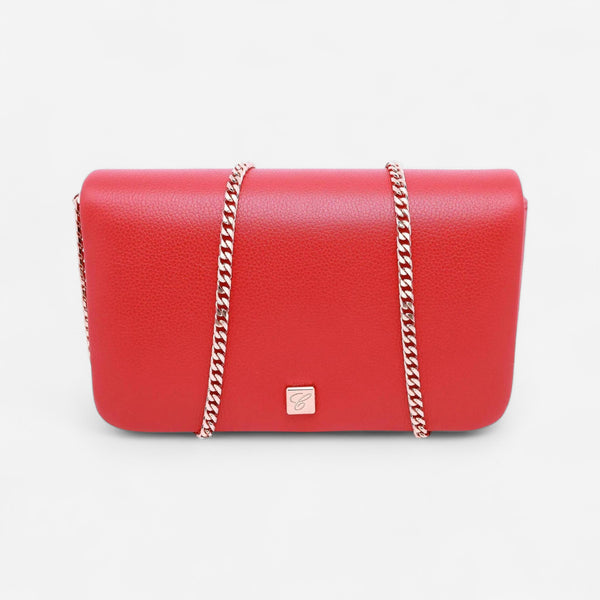Chopard Ice Cube Red Leather Crossbody Bag 95000-1105 - THE SOLIST