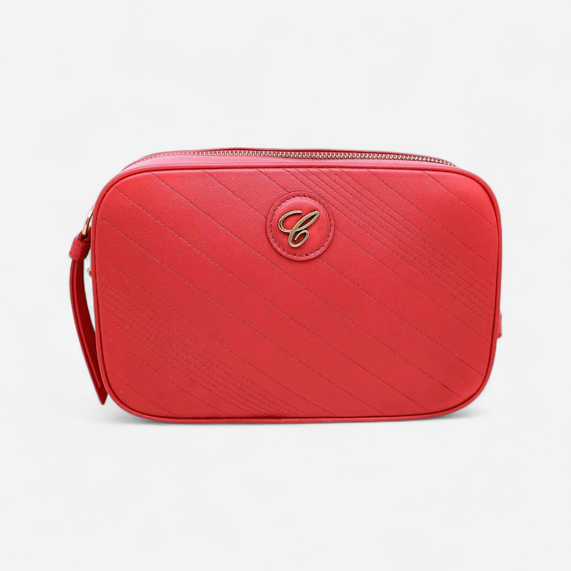 Chopard Happy Sport Red Leather Crossbody Bag 95000-1108 - THE SOLIST