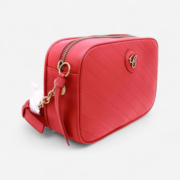 Chopard Happy Sport Red Leather Crossbody Bag 95000-1108 - THE SOLIST