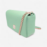 Chopard Ice Cube Mint Green Leather Shoulder Bag 95000-1173 - THE SOLIST