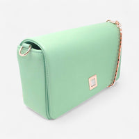 Chopard Ice Cube Mint Green Leather Shoulder Bag 95000-1173 - THE SOLIST