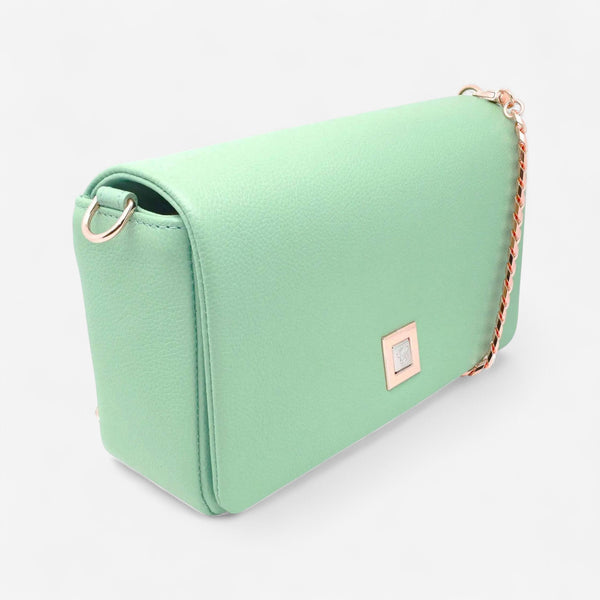 Chopard Ice Cube Mint Green Leather Shoulder Bag 95000-1173 - THE SOLIST