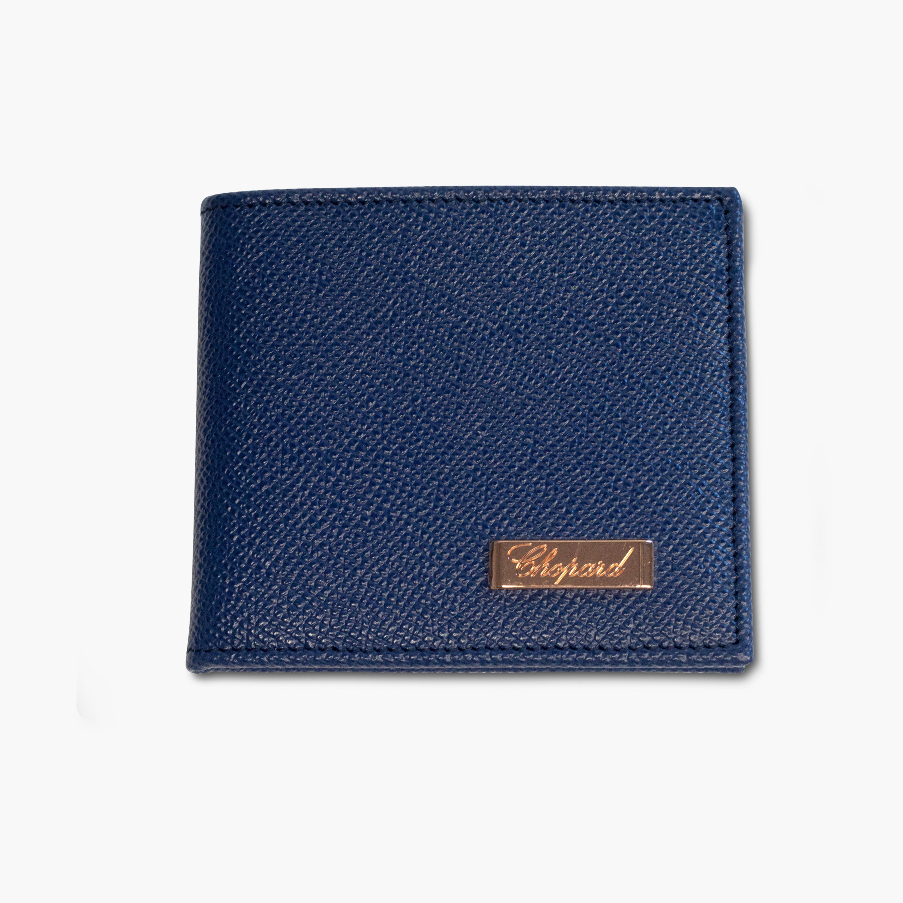 Chopard Il Classico N°9 Blue Leather Mini Wallet 95012-0182