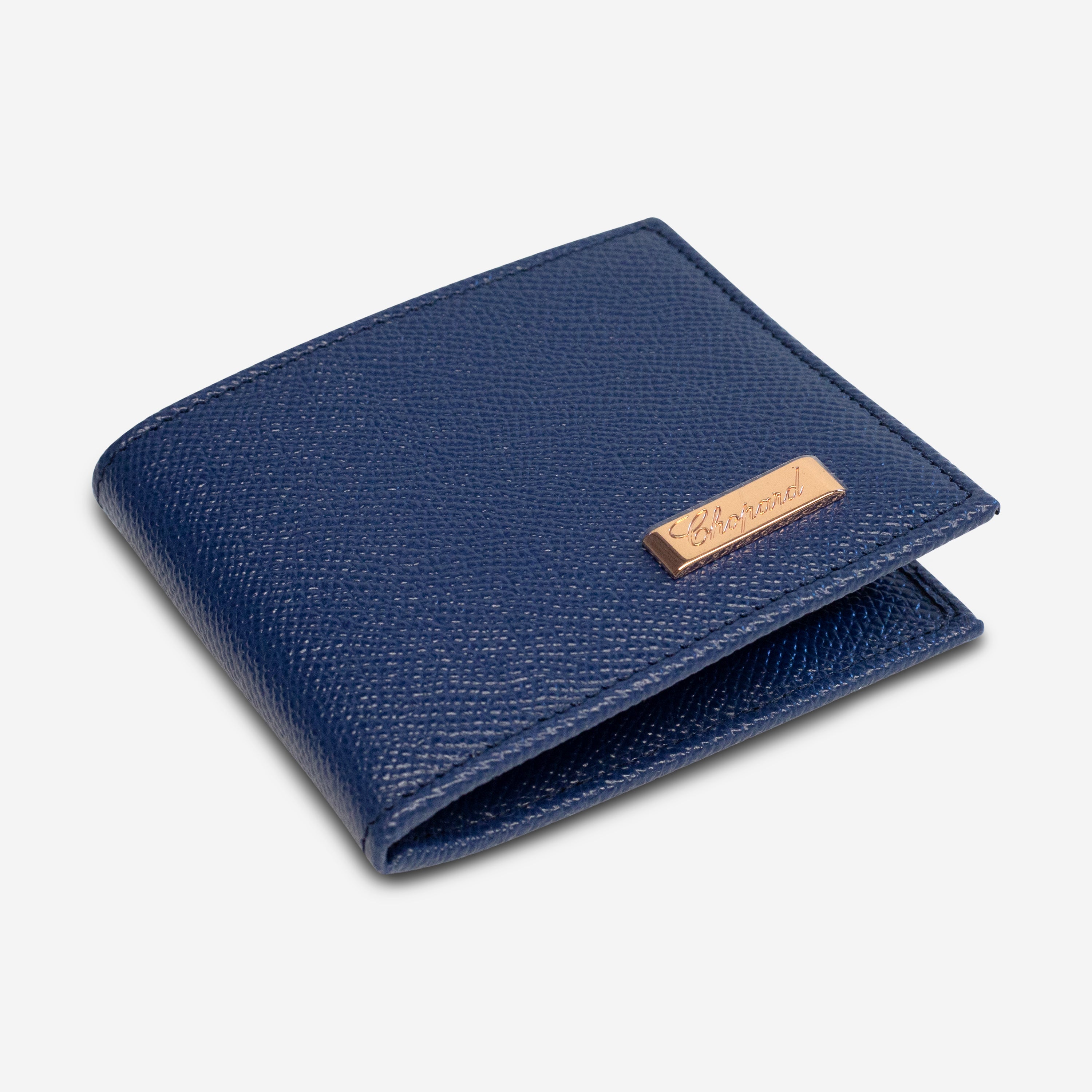 Chopard Il Classico N°9 Blue Leather Mini Wallet 95012-0182