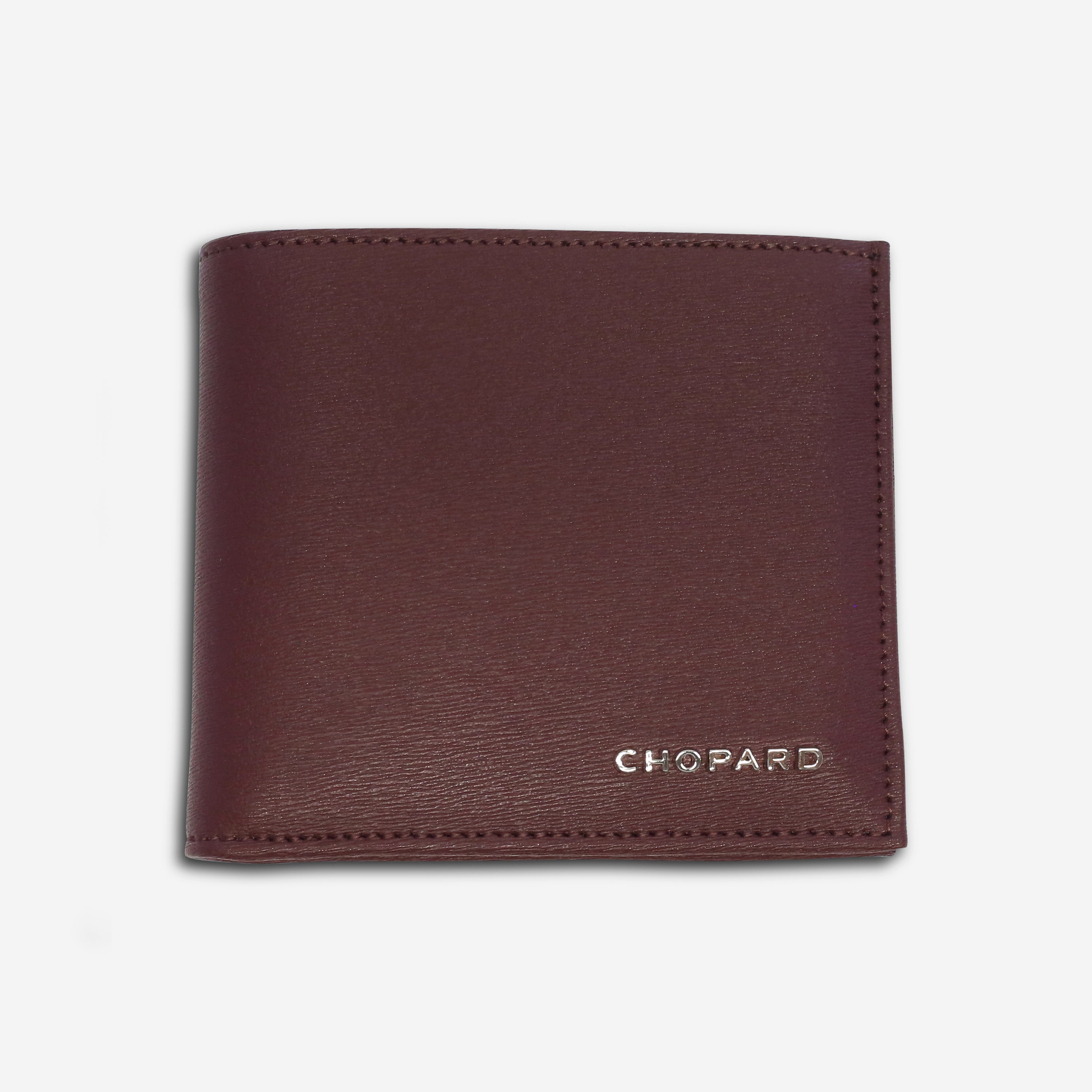 Chopard Classic Burgundy Leather Unisex Mini Wallet 95012-0350