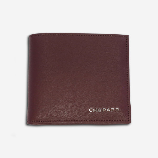 Chopard Classic Burgundy Leather Unisex Mini Wallet 95012-0350