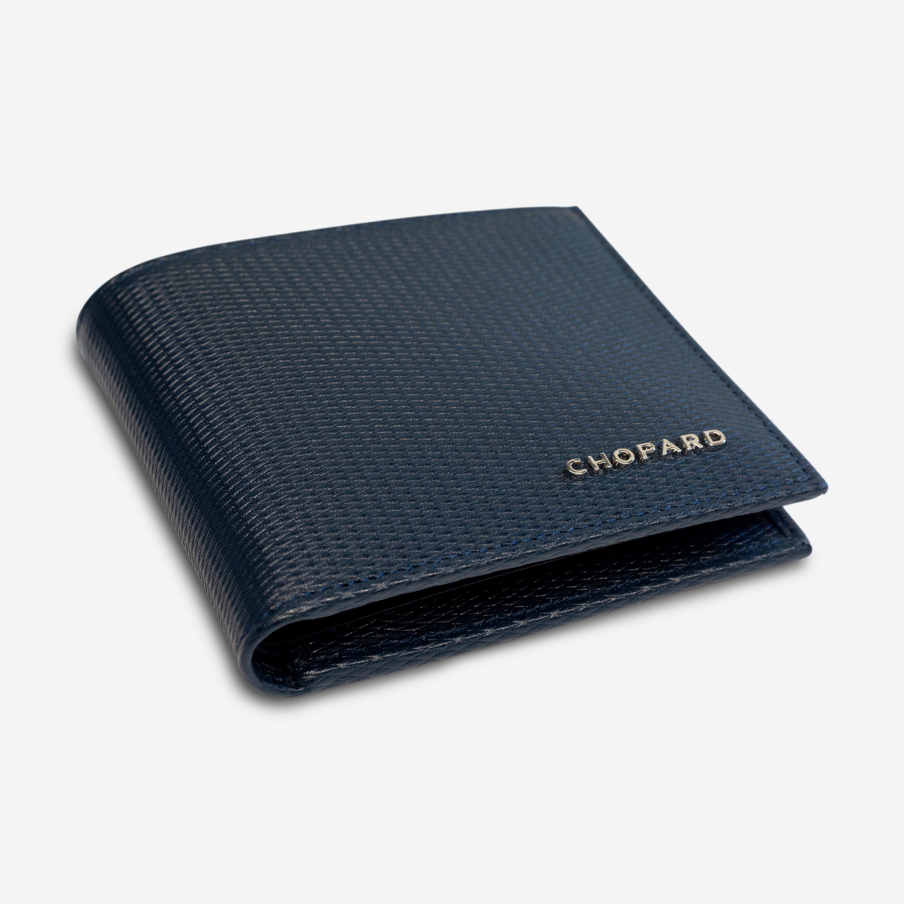 Chopard Classic Blue Leather Unisex Coins Wallet 95012-0380