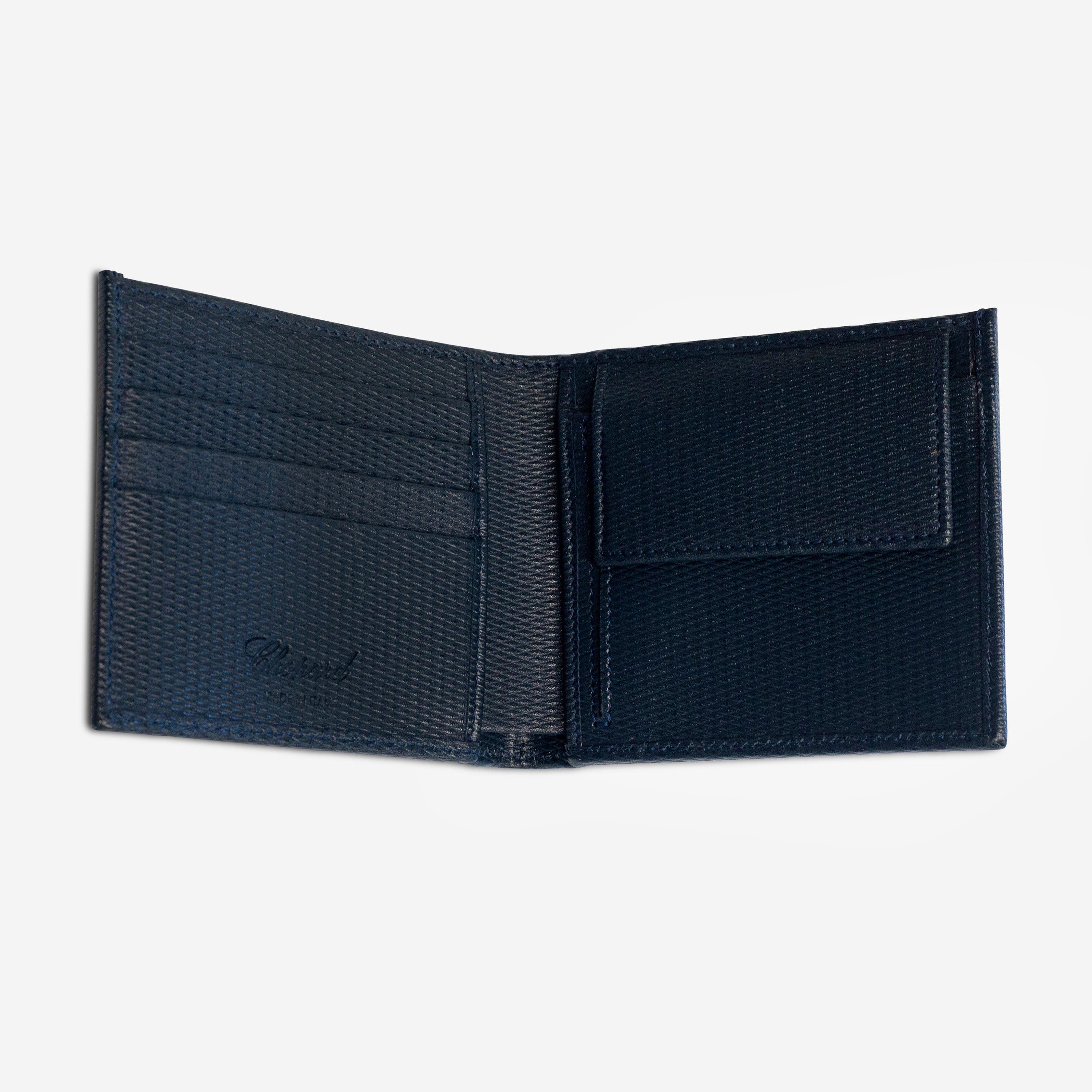 Chopard Classic Blue Leather Unisex Coins Wallet 95012-0380