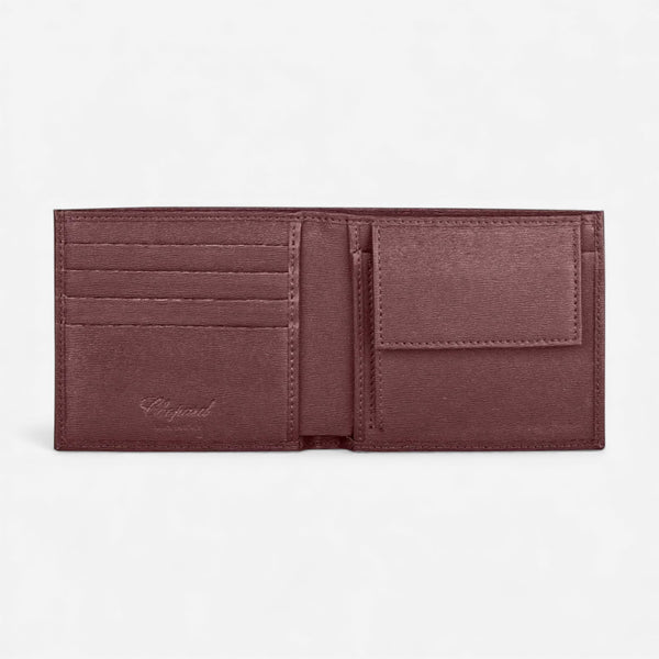 Chopard Classic Burgundy Leather Coin Wallet 95012-0352