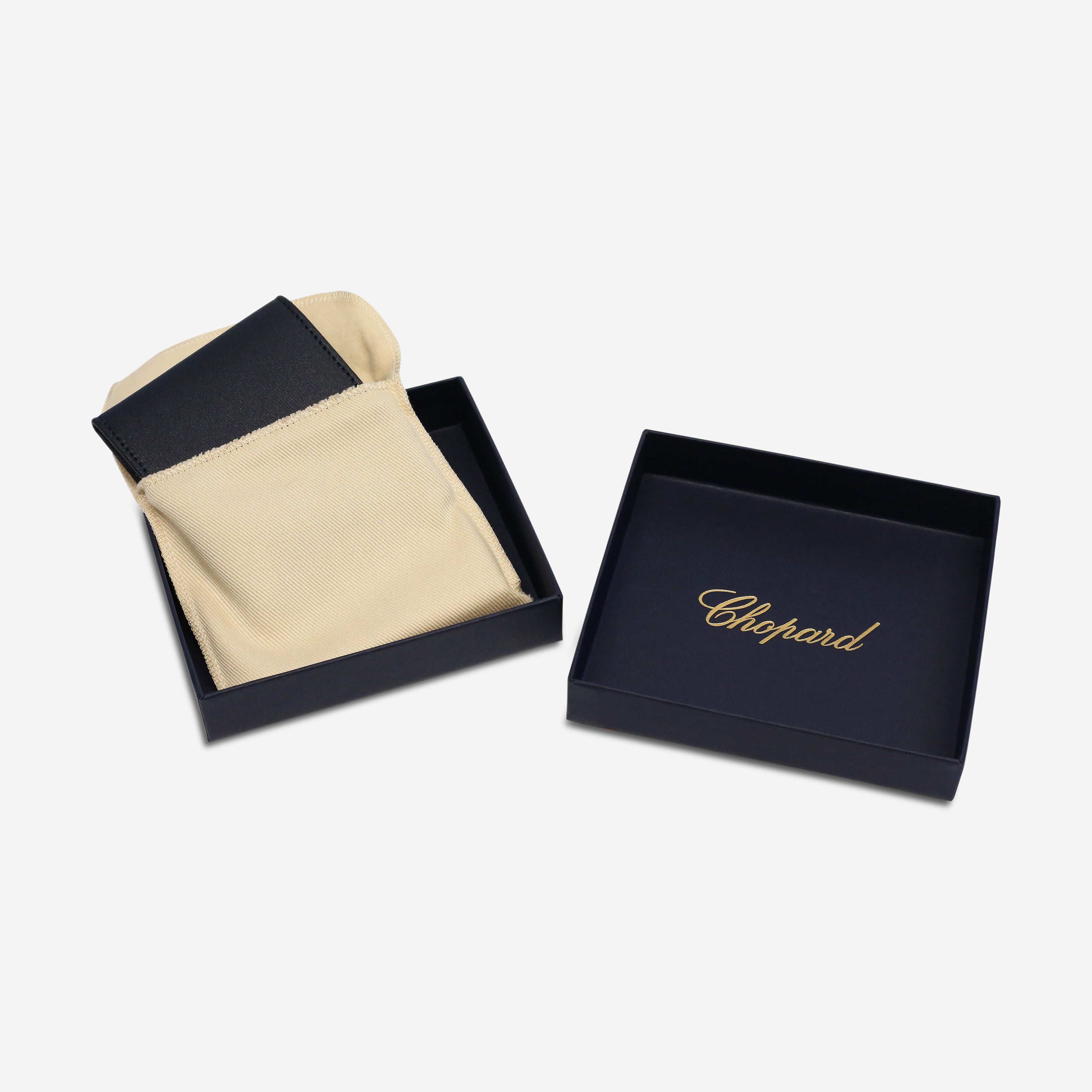 Chopard Classic Blue Leather Mini Wallet 95012-0353